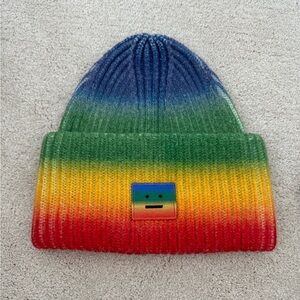 Acne Studios Multicolor Pansy Rainbow Beanie